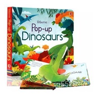 H-H Usborne Pop Up Dinosaurs English Book 3D Lift The Flap Book Picture Books Reading Early Learning