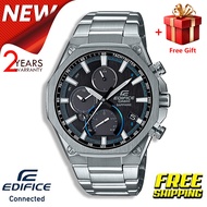 (รับประกัน 1 ปี) คาสิโอ นาฬิกา นาฬิกาคาสิโอ EDIFICE รุ่น EQB-1100YD-1A นาฬิกาผู้ชาย กันน้ำ