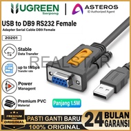 UGREEN USB to DB9 RS232 COM Adapter Cable - Ugreen 20201 20211 Series PDA 9 DB9 Pin Male - Female US