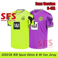 【SFS】Top Quality 25-26 B-V-B Jersey Green Neon Special Kit Football Soccer Jersey Purple Goalkeeper 