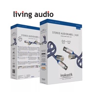 Inakustik Premium XLR Interconnect Hifi Audio Grade XLR to XLR 1.5 Meter Pair Design In Germany