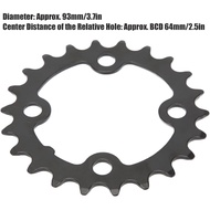 BCD 64mm Chainring, 22T Bicycle Chainring Upgraded Replaceable Anti Deformation Carbon Steel for Mos