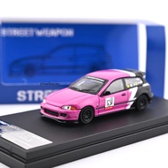 STREET WEAPON 1/64 HONDA EG6 PINK