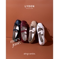 【NEW】Lyden Mary Jane Flats with Elastic Strap - Beige//Khaki//Maroon//Classic Black