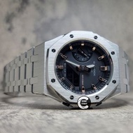 《改裝訂製》G-SHOCK特別限量版 男裝女裝手錶鋼錶電子錶 防水潛水錶 農家橡樹 Casioak Casio G Shock Special Limted Edition GMAS2100 Luxu