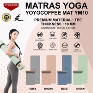 Yesoul Yoga MAT YOYOCOFFEE MAT YM10 Material TPE 10mm