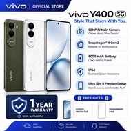 VIVO y400 5G 8GB+256GB | 50MP Camera | 6000mAh | 5G Smartphone | Global Set | 1 Years Warranty