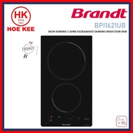 BRANDT BPI1621UB 30CM 2 ZONE ULTRABOOST DOMINO INDUCTION HOB