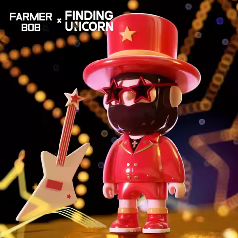 F.UN FARMER BOB Retro: Replay Series Blind Box Toys Kawaii Action Figures Mystery Box Caixa Misterio