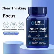 Life Extension Neuro-Mag Magnesium L-Threonate 90 Caps | Brain Health Energy Memory Supplement