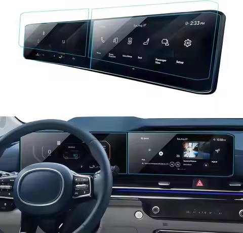 For Kia k5/Kia k4 2024 2025 12.3 inch car LCD gps Navigation Tempered glass and Dashboard Screen fil