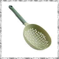 [I O J E] Scoop Colander, Silicone Colander Handle, Strainer Colander, Cooking Silicone Spoon, Pasta