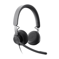 Logitech Zone Wired Teams USB Headset Premium Audio with Active Noise Cancelling - EBL