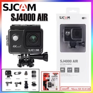SJCAM SJ4000 Air 4K Action Camera Wifi Air สีดำ กล้องกันน้ำ 30 เมตร กล้องติดหมวกกันน๊อค ประกัน 1ปี ก