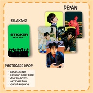 NCT 127 PHOTOCARD STICKER 1 SET CONTAINS 5 PCS