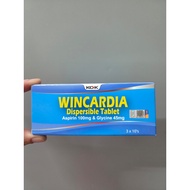 KCK Wincardia Dispersible Tablet (Aspirin 100mg & Glycine 45mg) 30'S
