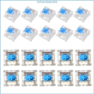 VIVI Mechanical Gaming Keyboard Switches 10Pieces Blue White Switches 3pin 60g