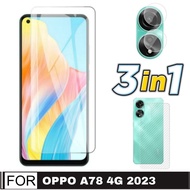Tempered Glass BENING for Oppo A78 4G Oppo A78 5G/ + Camera + Garskin