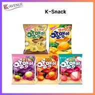 Orion Al-maeng-eeFruit-Filled Gummy Jelly 5 Flavors 81g (Gold Kiwi, Lychee, Grape, Plum, Mango)
