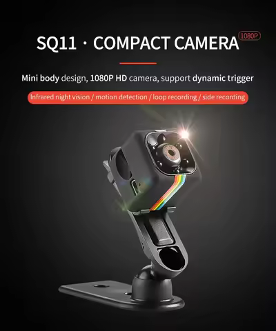 SQ11 Mini Camera 1080p HD Micro Camera 30 frame Action Video Camera Sports DV Outdoor Night Vision S
