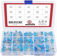 Hilitchi 375-Piece [2KV 100pF - 10000pF] DIP High Voltage Ceramic Capacitor Assortment Kit - 15 Valu