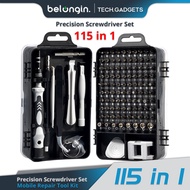 Precision Screwdriver Set 115 in 1 Professional Repair Tools for Laptop Mobile Phone