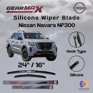GearMax Silicone Wiper Blade for Nissan Navara NP300 (24" + 16")