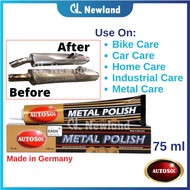 Autosol Metal Polish / Rust Remover / Chrome Polish / Metal Polish Compound 75ml (Made in Germany)