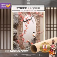 Wall Stickers | Arch Wall Stickers | 3D Mountain Waterfall Arch Wall Sticker