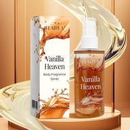 Vanilla Heaven Body Fragrance Spray 100ml Sweet Vanilla Scent Body Mist Long‑Lasting Gentle Perfume 