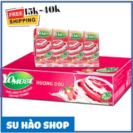 [HCM]24 Hộp Sữa Chua Lên Men Tự Nhiên Yomost Vị Dâu (24x170ml)