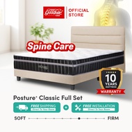 Goodnite Posture Classic 7 Turn Posture Spring Mattress (10.5") + Bed Frame FC103