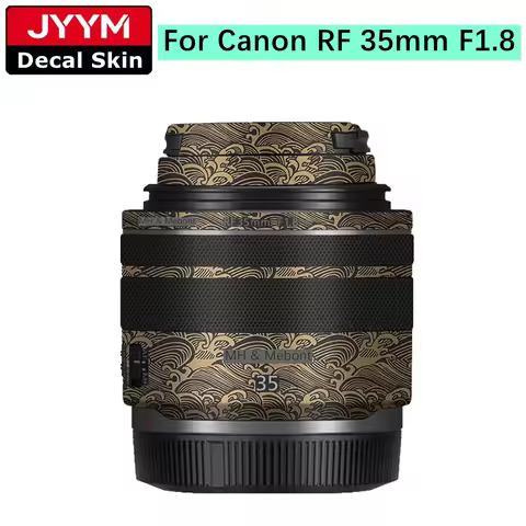 RF 35 F1.8 Decal Skin Vinyl Wrap Film Lens Body Protective Sticker Protector Coat For Canon RF 35mm 