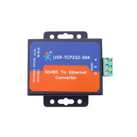 USR-TCP232-304 Serial Port RS485 To Ethernet Server Converter Support DHCP DNS Modbus
