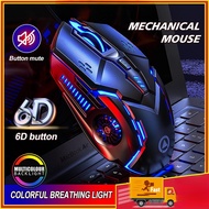 Mechanical Gaming Mouse USB Silent Gaming Mouse Wired LED Gaming Mouse Laptop Mouse PC Computer Mous