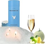 18oz(1.1lb) Pearled Candle with 30 Wicks -MANNYCOM Prosecco Breeze White Scented Candles -Refillable