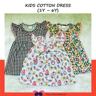 Kids Girls Cotton Dress | 1Y 2Y 3Y 4Y 5Y 6Y