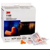 3M Disposable Earplugs 1100 Earplugs (Box -DJT