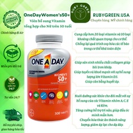 One a Day Women's 50+ Multivitamin Pills 300 Pills, American Vitamin Supplement for Middle-Aged Wome