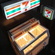Ready Stock | 711 Convenience Store Fridge Magnet Mini Freezer Illuminate Magnetic Magnet Peti Sejuk