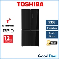Toshiba 530L Inverter Multi Door Fridge Peti Sejuk Refrigerator
