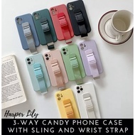 3-in-1 iPhone Case with Strap and Sling | Phone Case| for iPhone 11, 11 pro max,12 Pro,11 Pro,12 Pro