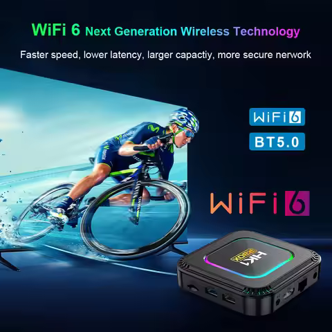 Android TV Box HK1 RBOX K8 Android 13.0 RK3528 4GB RAM 128GB 64GB ROM Support Wifi6 BT5.0 8K Video S