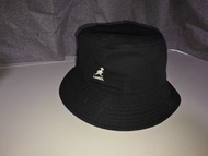 (二手正品) Kangol Bucket Hat 黑色漁夫帽 M