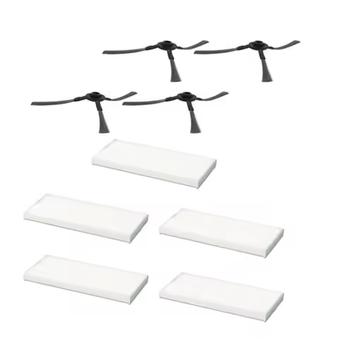 Robot Vacuum Cleaner HEPA Filter Side Brush for Vileda VR 201 VR201 PetPro Robotic Vacuum Cleaner Sp