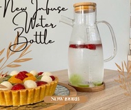 infused water bottle glass