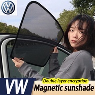 Suitable for VOLKSWAGEN Magnetic sunshade anti mosquito insect strong magnetic Sun visor GOlf Tiguan TOuran POlo troc