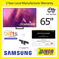 SAMSUNG 65 INCH TV UA65AU9000KXXM Crystal UHD 4K Smart TV AU9000 / UA-65AU9000KXXM Free Gift Slim Fit Wall Bracket Worth