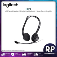 Logitech H370 Stereo Corded Headset with USB Wired Stereo Headphone Binaural Earphone Rojak Place