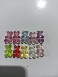 10 Pcs Manik Beruang/Manik Bear/Manik Gummy Bear